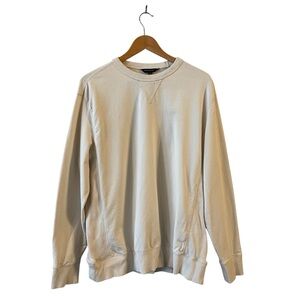 Banana Republic Crewneck 100% Cotton Long Sleeve Beige Shirt XL